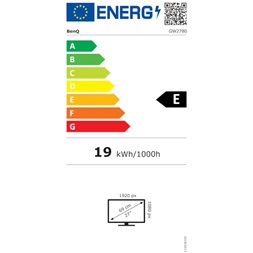 BENQ 27" GW2780 FHD IPS VGA/HDMI/DP fekete LED monitor