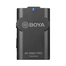 BOYA BY-WM4 Pro-K4 2.4GHz Univerzális vezetéknélküli szett (iOS | 1+2) rádós dupla mikrofon kit