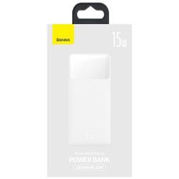 Baseus Bipow 20000mAh fehér power bank