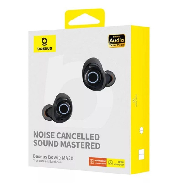 Baseus Bowie MA20 True Wireless Bluetooth fekete fülhallgató