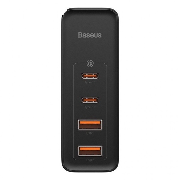 Baseus CCGAN2P-L01 GaN2 Pro 100W 2xUSB/2xUSB C fekete töltő