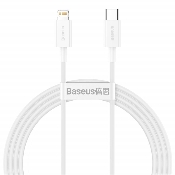 Baseus Superior Series PD 20W 1,5m USB-C - Lightning fehér kábel