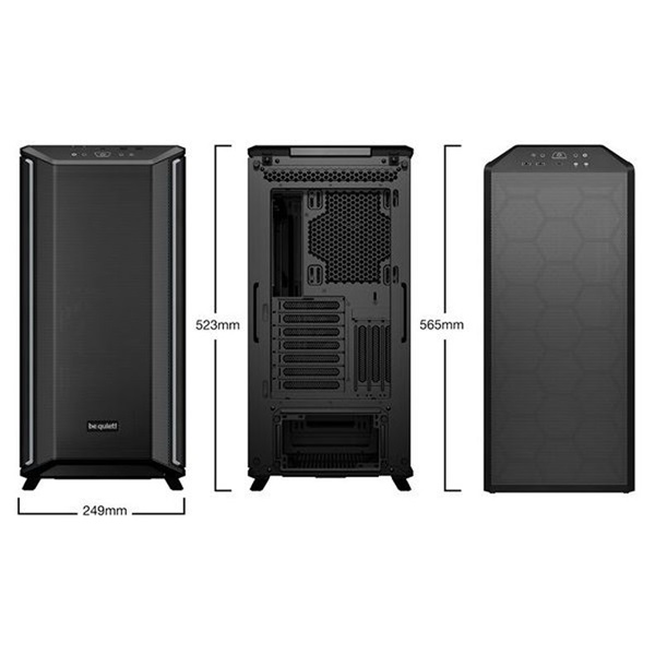 Be Quiet! Dark Base 701 E-ATX fekete számítógépház