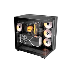 Be Quiet! LIGHT BASE 600 LX fekete (táp nélküli) ablakos ATX ház