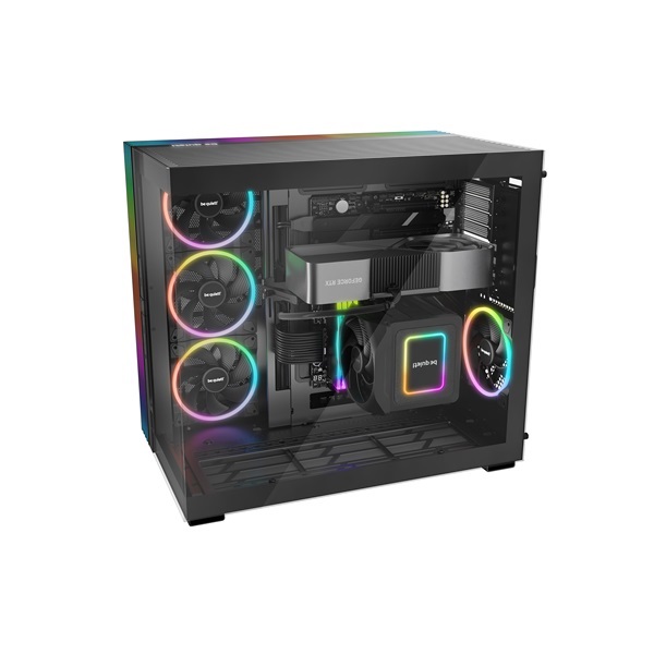 Be Quiet! LIGHT BASE 900 DX fekete (táp nélküli) ablakos ATX ház