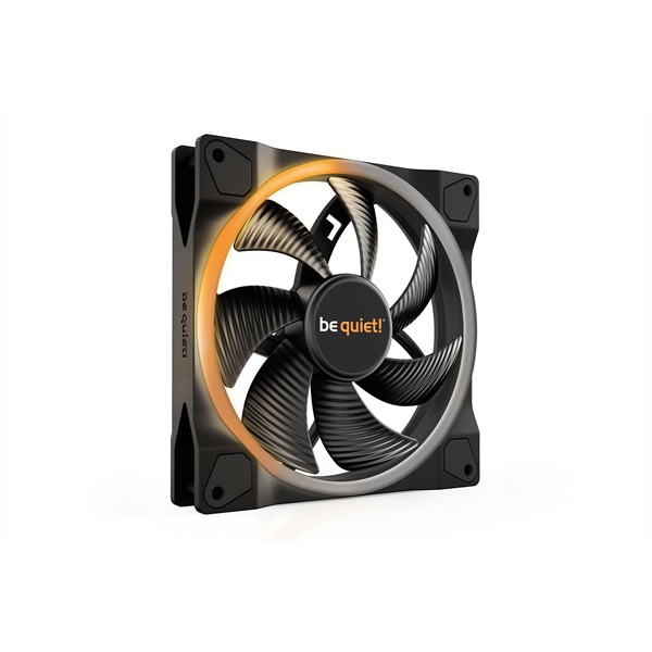 Be Quiet! LIGHT WINGS 140mm PWM ARGB fekete ventilátor