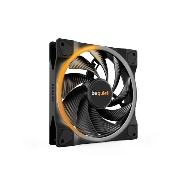 Be Quiet! LIGHT WINGS nagy sebességű 140mm PWM ARGB fekete ventilátor