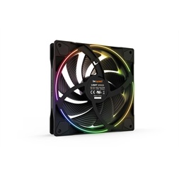 Be Quiet! LIGHT WINGS nagy sebességű 140mm PWM ARGB fekete ventilátor