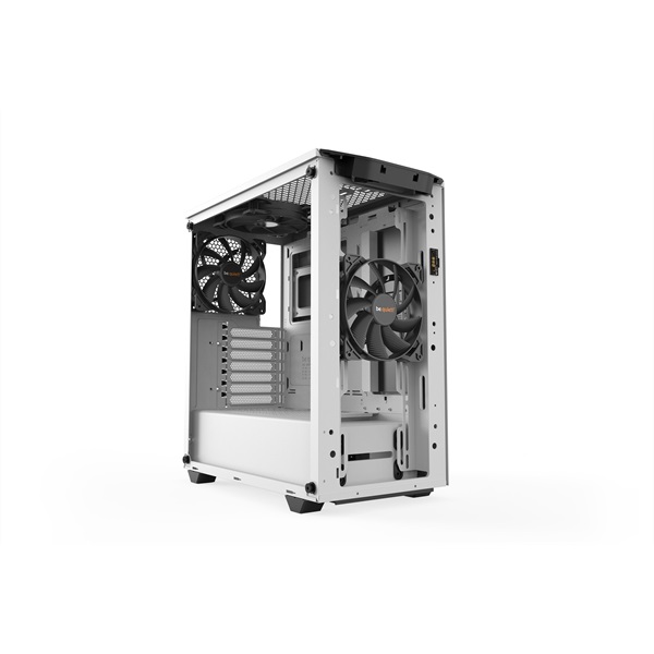 Be Quiet! Pure Base 500DX fehér (táp nélküli) ablakos ATX ház