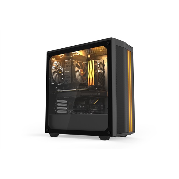 Be Quiet! Pure Base 500DX fekete (táp nélküli) ablakos ATX ház
