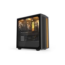 Be Quiet! Pure Base 500DX fekete (táp nélküli) ablakos ATX ház