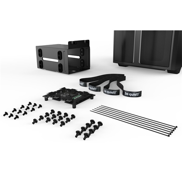 Be Quiet! Pure Base 500 fekete (táp nélküli) ablakos ATX ház