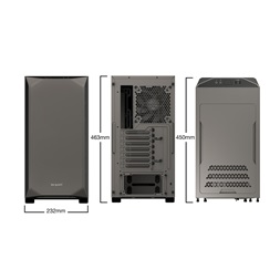 Be Quiet! Pure Base 500 szürke (táp nélküli) ATX ház