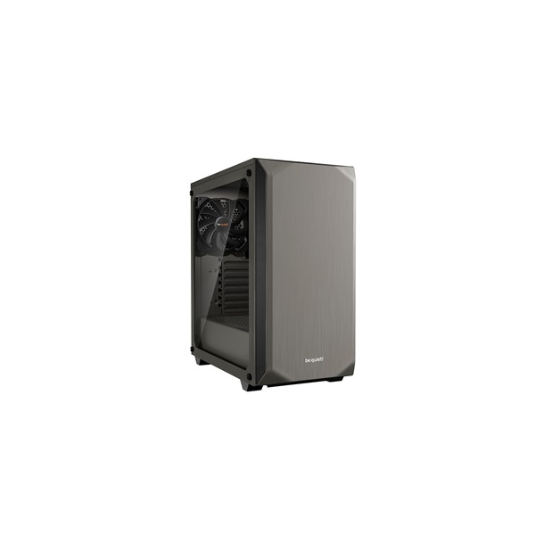 Be Quiet! Pure Base 500 szürke (táp nélküli) ablakos ATX ház