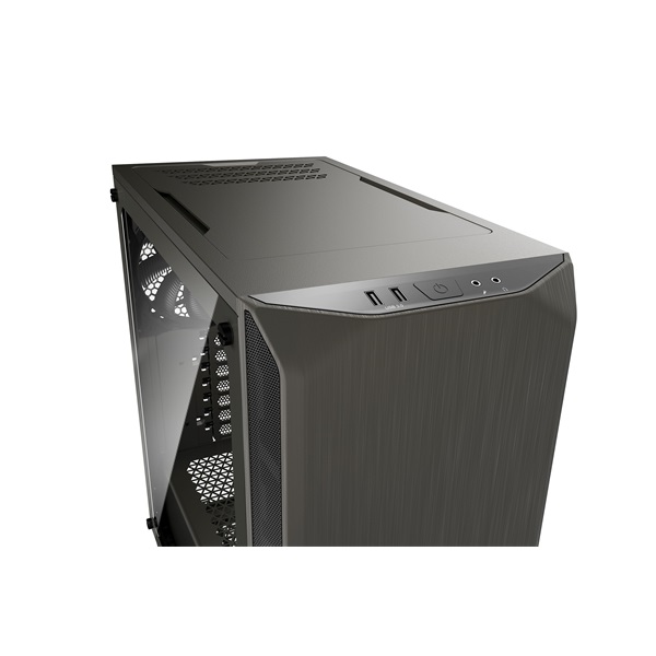 Be Quiet! Pure Base 500 szürke (táp nélküli) ablakos ATX ház
