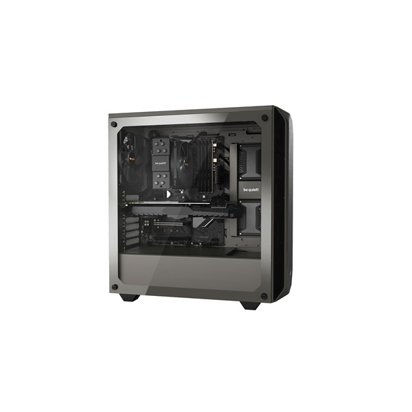 Be Quiet! Pure Base 500 szürke (táp nélküli) ablakos ATX ház