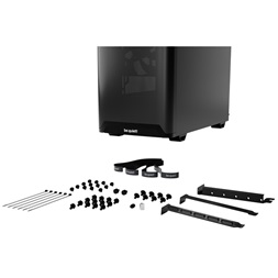 Be Quiet! Pure Base 501 Airflow fekete (táp nélküli) ablakos ATX ház