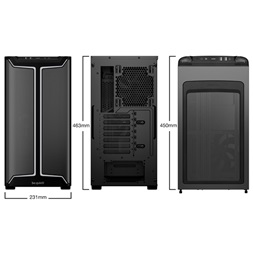 Be Quiet! Pure Base 501 DX fekete (táp nélküli) ablakos ATX ház