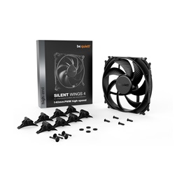 Be Quiet! SILENT WINGS 4 140mm PWM fekete ventilátor
