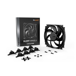 Be Quiet! SILENT WINGS 4 140mm PWM fekete ventilátor