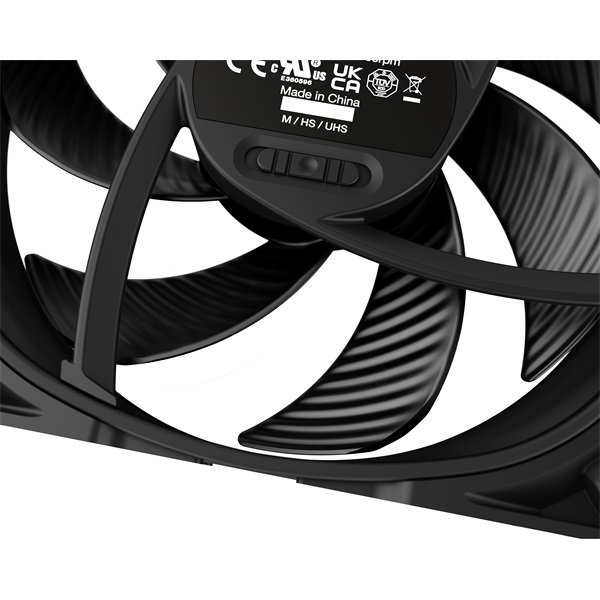 Be Quiet! SILENT WINGS PRO 4 120mm PWM fekete ventilátor