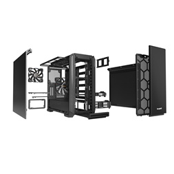 Be Quiet! Silent Base 601 fekete (táp nélküli) ATX ház