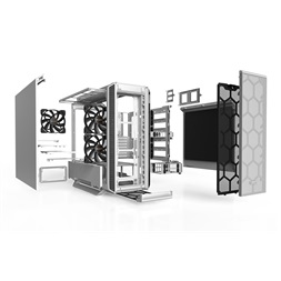 Be Quiet! Silent Base 802 fehér (táp nélküli) ATX ház