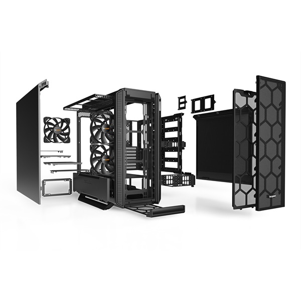 Be Quiet! Silent Base 802 fekete (táp nélküli) ATX ház