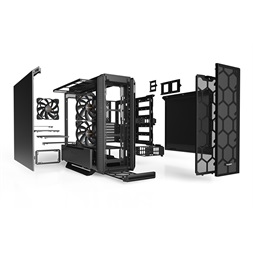 Be Quiet! Silent Base 802 fekete (táp nélküli) ATX ház