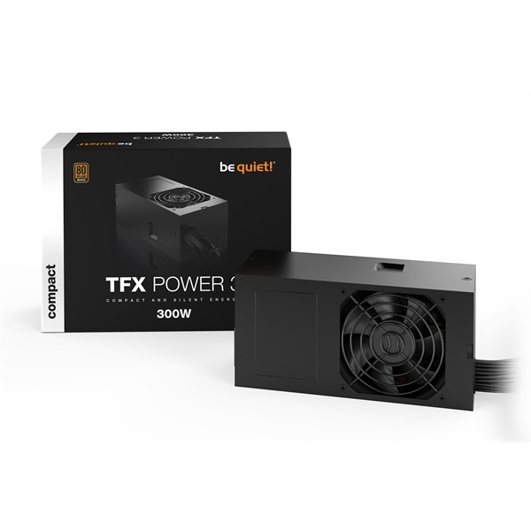 Be Quiet! TFX POWER 3 300W 80+ Bronze ventillátorral dobozos tápegység