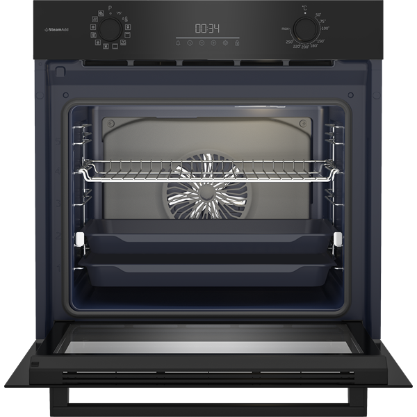 Beko BBIS17300BCS fekete, beépíthető, sütőtér: 72L, légkeverés, sütő
