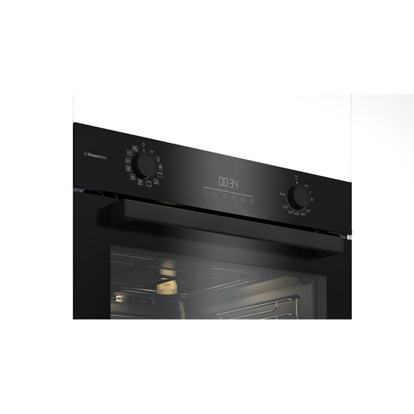 Beko BBIS17300BCS fekete, beépíthető, sütőtér: 72L, légkeverés, sütő