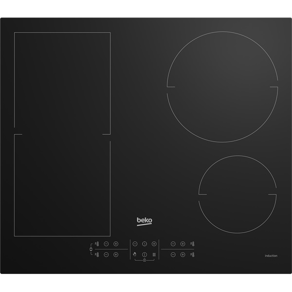 Beko HII 64200 FMT fekete, beépíthető, indukciós, főzőzóna: 4, beépíthető méret: 56cm, főzőlap