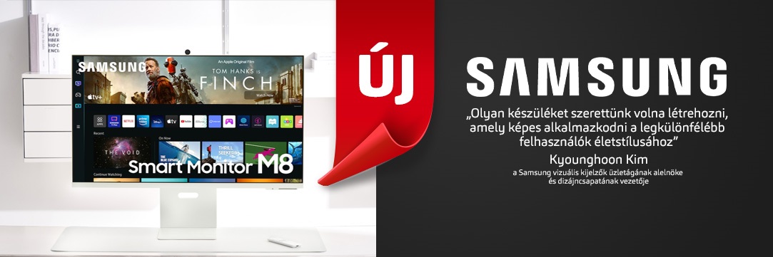 Bemutatkozik a Samsung M8, az új, stílusos Smart Monitor széria!
