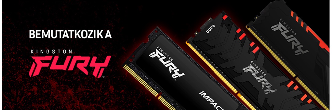 Bemutatkoznak a Kingston FURY memóriák