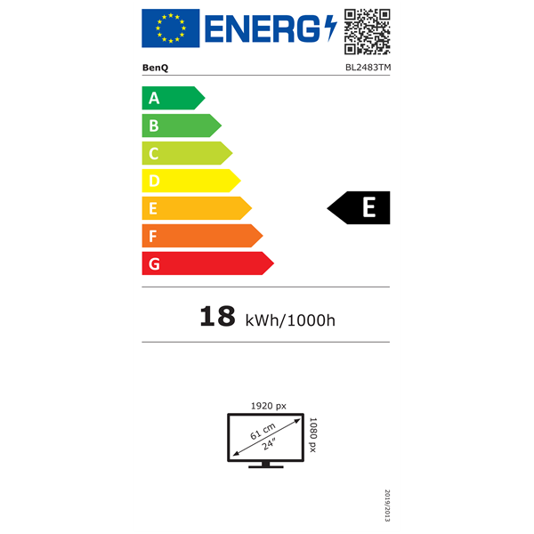 BenQ 24" BL2483TM FHD TN VGA/DP/DVI monitor