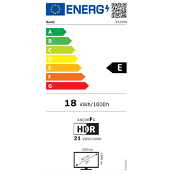 BenQ 23,8" EX240N FHD VA DP/HDMI monitor