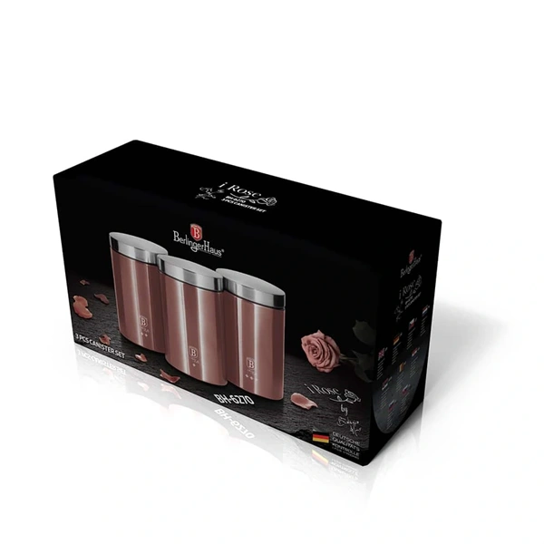 Berlinger Haus BH/6270 rózsaszín 3 részes tároló szett