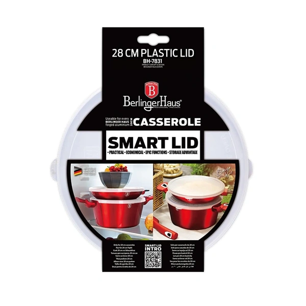 Berlinger Haus BH/7831 28 cm-es lábasra műanyag fedő