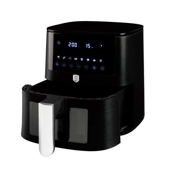 Berlinger Haus BH/9557 matt fekete 5 L forrólevegős sütő