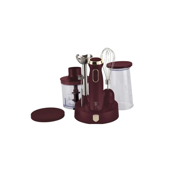 Berlinger Haus BH/9563 matt bordó 6 részes botmixer szett