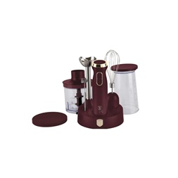 Berlinger Haus BH/9563 matt bordó 6 részes botmixer szett