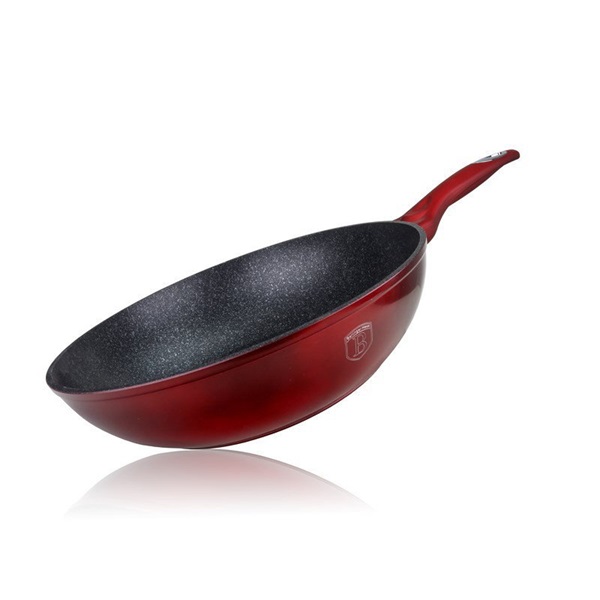 Berlinger Haus BH/1267N  28 cm-es burgundy wok serpenyő