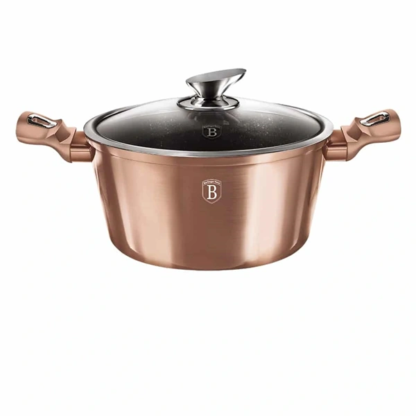 Berlinger Haus BH/6194 Metallic Line Rosegold Edition 30cm lábas fedővel