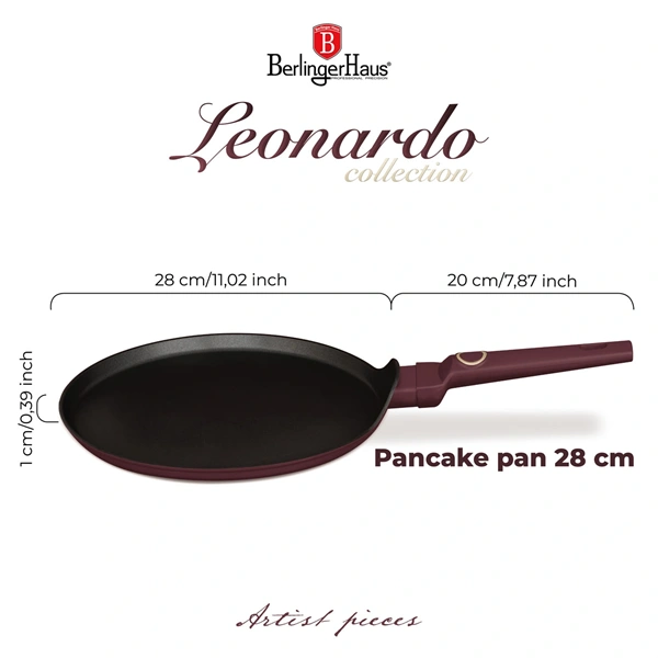Berlinger Haus BH/8026 Leonardo Collection 28 cm palacsintasütő
