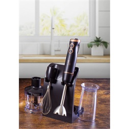 Berlinger Haus BH/9049 5in1 fekete- rózsaarany botmixer szett