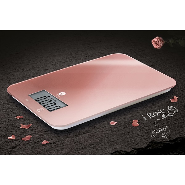 Berlinger Haus BH/9110 5 kg kapacitású, pink konyhai mérleg