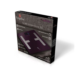 Berlinger Haus BH/9223 180 kg kapacitású, lila testzsíranalizáló személymérleg