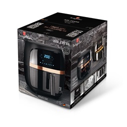 Berlinger Haus BH/9445 fekete- rózsaarany 3,2 L forrólevegős sütő