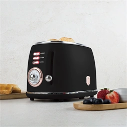 Berlinger Haus BH/9517 fekete- rose gold 2 szeletes kenyérpirító